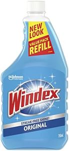 Windex Glass Cleaner Refill, Cleaning Spray for Windows, Mirrors, and Glass, Original Formula and Scent, 750mL, 1 Count