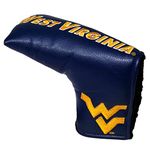 Team Golf NCAA West Virginia Mountaineers Vintage Blade Putter Cover Golf Club Vintage Blade Putter Headcover, Form Fitting Design, Fits Scotty Cameron, Taylormade, Odyssey, Titleist, Ping, Callaway