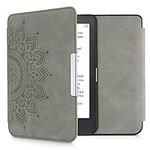 kwmobile Cover Compatible with Kobo Clara HD Cover - eReader Case - Rising Sun Grey