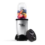 nutribullet magic bullet Starter Kit - All-in-one Food Processor & Blender - 10,000 RPM Speed - 4 Piece Kit with 1x High Torque Power Base, 1x Tall Cup & Flip Top Lid & 1x Cross Blade - For Meal Prep