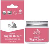 Organic Nipple Butter Breastfeeding Cream by Earth Mama | Lanolin-free, Safe for Nursing & Dry Skin, Non-GMO Project Verified, 2-Fluid Ounce
