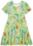 Safari Animals - Twirl Dress - 10-12 Years