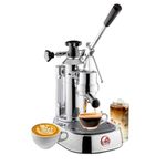 La Pavoni EPC-8 Europiccola Lever Style Espresso Machine – Chrome & Silver – Manual Espresso Maker - 0.8 L Water Capacity, Authentic Italian Craftsmanship for Home Use
