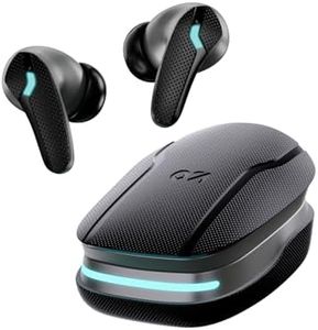 GOBOULT Astra Neo Bluetooth in Ear Earbuds with 70H Playtime, 40mm Bass Driver, Zen ENC Mic, Type-C Fast Charging, 4 EQ Modes, Bluetooth 5.4, Low Latency Gaming, Made in India, Wireless Earbud (Black)