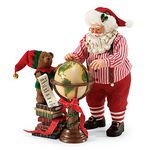 Department 56 Possible Dreams Santa Claus Across The Globe Clothtique Christmas Figurine