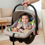 R for Rabbit Picaboo Baby Carry Cot, 4 in 1 Multi Purpose Kids, Car Seat, Rocker for Infant Babies of 0 to 15 Months & Weight Capacity Upto 13 Kgs (Multi Color Rainbow)