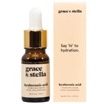 Hyaluronic Acid Serum for Face (10ml) - Vegan Face Serum for Women - Hydrating Seum - Anti wrinkle serum - Serums Skincare to Remove Fine Lines + Wrinkles, Boost Collagen by Grace & Stella