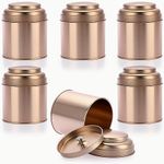 JUXYES Pack of 6 Tea Tins Canister 