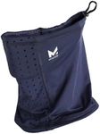 MISSION All-Season Adjustable Neck Gaiter, Navy Blazer - Lightweight - Ultra-Drying Fabric - Absorbs Sweat in Seconds - UPF 50 Sun Protection - Machine Washable