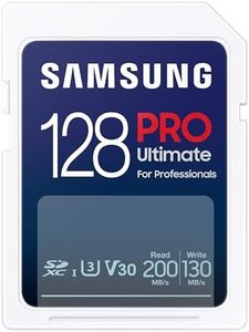 Samsung PRO Ultimate Carte SD MB-SY128S/WW, 128 Go, UHS-I, jusqu'à 200 Mo/s en Lecture