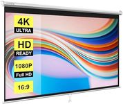 VIVOHOME Manual Pull Down Projector