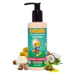 Cocomo Natural Kids Moisturizer + Sunscreen Lotion, Coconut & Olive Oil, SPF 15, Citrus Fragrance, Gentle Daily Use, Earth Shine 200ml (Age: 4+)