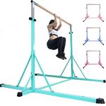 FC FUNCHEER Gymnastics bar,5FT/6FT Horizontal Bars, Adjutable Gymnastic Bar for Kids Ages 5-20, 35.4" to 59"/45" to 71", Weight Limit 500 LBS,Home Gym Equipment