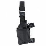 MEETOZ Tactical Leg Holster Black Adjustable Tactical Army Drop Leg Holster for Pistol Gun Drop Puttee Thigh Holder