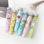 YBN Paper Soap | Disposable Mini Soap Paper | Scented Soap Bath Flakes | Portable Flower Tube Petals | Tube Shape Bottle Paper Soap For Travelling | (Pack of 3)