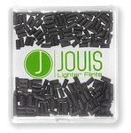 Jouis Lighter Flints - Universal Replacement Lighter Flints Compatible with most Lighters (100x, Black)