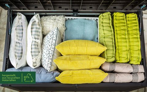 Keter Ontario Outdoor Storage Box for Cushions – Weatherproof Garden Chest