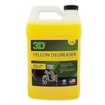 3D Yellow Degreaser Wheel & Tire Cleaner - 1 Gallon | Highly Concentrated Degreaser & Cleaner | Safe for All Tires | Removes Grease & Brake Dust | Made in USA | All Natural | No Harmful Chemicals