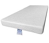 Baby Toddler Cot Bed Fully Breathable Foam Mattress & Waterproof Cover (120 x 60 x 7.5)