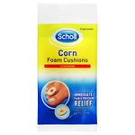 Scholl Corn Foam Cushions, 9 Pads - Corn Pain and Pressure Relief Pads, Comfortable Padding with Adhesive