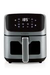 Nutripro Air Fryer 4.5L With See Through Window (1400W, Grey/Black)