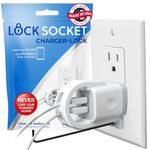 Lock Socket Charger Lock for Ailkin Dual Chargers Anti-Theft & Tug-Proof Charger Lock System A Safety Device to Prevent Unplugging Simplest Way to Lock Your Charger to Wall Plate via Security Screw