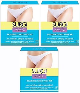 Surgi-Wax Brazilian Waxing Kit for Private Parts 4-Ounce Boxes (Pack of 3)