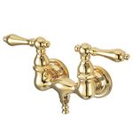 KINGSTON BRASS CC31T2 Vintage Leg Tub Filler, Polished Brass, 3-3/8"