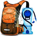 Mothybot Hydration Pack, Insulated Hydration Backpack with 2L BPA Free Water Bladder and Storage, Hiking Backpack for Men, Women, Kids for Running, Cycling, Camping - Keep Liquid Cool up to 5 Hours