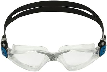 Aquasphere 192020 Kayenne Clear Lens Swimming Goggle, Clear Lens Clear/Silver Frame