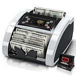 Aneken Money Counter Machine with UV/MG/IR/DBL/HLF/CHN Counterfeit Detection, USA/EUR Portable Bill Counting Machine, Bill Counter with LED External Display, Add&Batch Modes, 2-Year Warranty