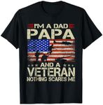 I'm A Dad Papa And Veteran Funny Re