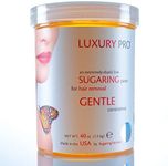 Sugaring Paste Luxury PRO – Organic Hair Removal - SOFT Delicate Paste for light hair 40 oz / 2.5 lbs - Sugar Wax Hair Remover - PROFESSIONAL SKILLS REQUIRED