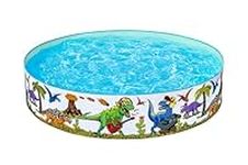 Bestway| Dinosaur Paddling Pool, Kiddie Swimming Pool, Inflatable Above Ground Pool, Outdoor Garden Pool, 183cm x 38cm