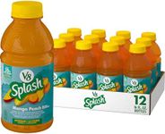 V8 Splash Mango Peach Flavored Juice Beverage, 16 fl oz Bottle (12 Pack)