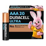 Duracell Ultra Alkaline AAA Batteries, Pack of 20