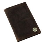 HAMMONDS FLYCATCHER Genuine Leather Passport Cover, Passport Holder for Men and Women - Travel Accessories Document Organizer, RFID Protected Passport Wallet with Card Slots for Trips - Vintage Brown