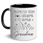 WHIDOBE Grandma Gift Mug, New Baby 