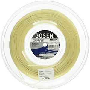 GOSEN AK Pro CX, 16 Natural 787' Good Control and Tension Retention, Multifilament Tennis String