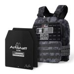 Amstaff Weighted Vest - Adjustable Weight Vests for Men & Women - Versatile Wearable for Fitness Workouts, Strength and Endurance Training, Running, Crossfit (Multicam Black, 30 LB)