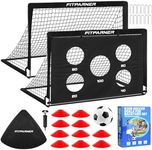 Kids Soccer Goals, 2 Pack 4x3 ft So