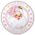 Christmas Santa Claus Pink Placemat