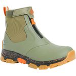 Muck Boots Men's Apex Mid Zip Performance Waterproof Ankle Boots, Olive, 7