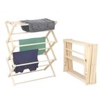 Pennsylvania Woodworks Clothes Drying Rack: Solid Maple Hard Wood Laundry Rack for Sweaters, Blouses, Lingerie & More, Durable Folding Drying Rack, Made in USA, No Assembly Needed