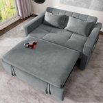 DWVO 55" Convertible Sofa Bed, 3-in