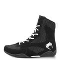 Venum, Contender Boxing Shoes, Men's, 5.5, Black/White