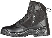 5.11 Men's ATAC 2.0 6" Tactical Side Zip Military Boot, Style 12394, Black, 8.5 M US