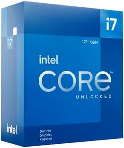 Intel i7-12700KF CPU 3.6GHz (5.0GHz Turbo) 12th Gen LGA 1700 Alder Lake Processor, 12-Cores 20-Threads, 25MB Cache, 125W, Multicolor