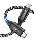 USB C Cable,Murose USB 4/Thunderbolt 4 Cable 3.3 feet (About 1 Meters) 40 GPS 8K Video and 100 W Charging Cable Compatible with Thunderbolt 3, Compatible with MacBook, iPad Pro 2020, etc.