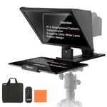 Desview P13 Teleprompter 13" Aluminum Alloy Liftable Teleprompter for iPad/Tablet Prompting with Remote Control, Carry Case, Free App, Ideal for Video Filming/Selfie Live/Vlogging